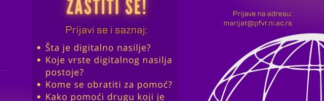 Radionica Digitalno nasilje – zaštiti se na Pedagoškom fakultetu 5. aprila