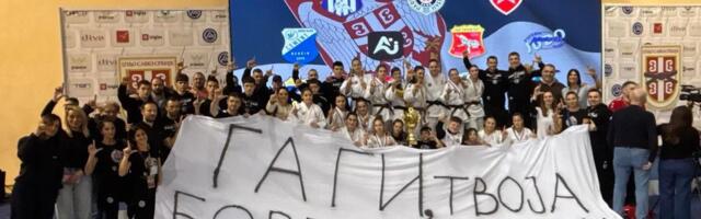 Istorija se piše srcem! Partizan 1. put u istoriji postao prvak države, podignut dirljiv transparent