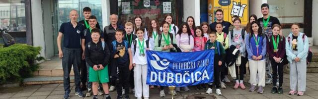 Plivački klub Dubočica vicešampion Šarengradskog kupa – 34 medalje za leskovačke plivače