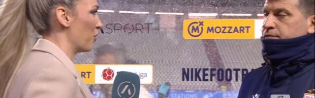 Jovana Guzijan pitala Vladana Milojevića da li se lakše diše je su opet 1. na tabeli: Pogledajte reakciju