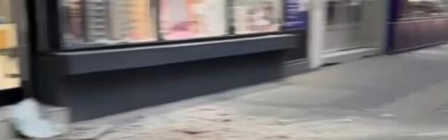 Nevreme u Kruševcu: Snažan vetar srušio deo fasade! (VIDEO)