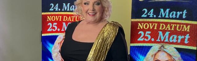 Snežana Đurišić započela koncert u MTS dvorani: Ne mogu da vas zagrlim rukama, ali grlim vas svojim pesmama