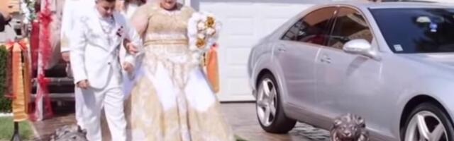 NAJBOGATIJA SVADBA KOJU ĆETE VIDETI: Mladenci optočeni ZLATOM, svatovi po njima lepe evre, a tu su i LAVOVI (VIDEO)