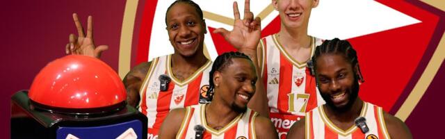 "Ko pobedi dobija čvarke" Napeti košarkaški izazov za igrače Crvene zvezde