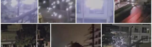 JEZIV FENOMEN SNIMLJEN U GRČKOJ TOKOM NEZAPAMĆENE OLUJE: Iz bandera šikljaju varnice, pogledajte stravične scene na ulicama! PALA I PRVA ŽRTVA (VIDEO)