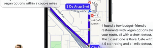Gemini pruža navigaciju kroz Google Maps bez upotrebe ruku