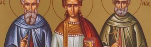 SUTRA POČINJE BOŽIĆNI POST, ALI OBELEŽAVAMO I TRI VAŽNA SVECA: Slavimo Svete mučenike Gurija, Samona i Aviva