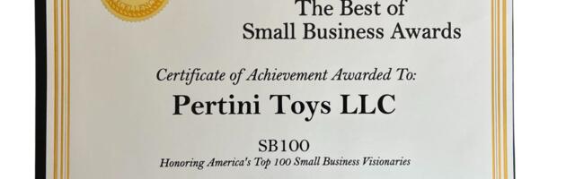 PERTINI Toys u samom vrhu svetske industrije igračaka – novo priznanje sa američkog kontinenta