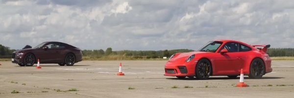 Porsche 911 GT3 protiv Bentley Continental GT modela