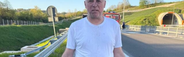 Heroj drame na "Milošu Velikom": Vladan od vatre spasio vozača i robu vrednu preko 130.000 evra