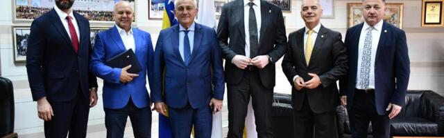 Dejan Tomašević i Dejan Bojović u poseti Olimpijskom komitetu Bosne i Hercegovine