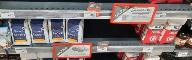 Nestašica šećera u Novom Pazaru