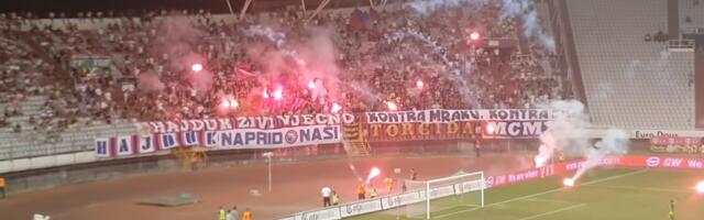 SKANDAL EPSKIH RAZMERA: Zbog ustaških pokliča Hajduk iz Splita kažnjen samo sa 3.000 evra!