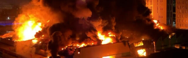 Велики пожар у Тирани