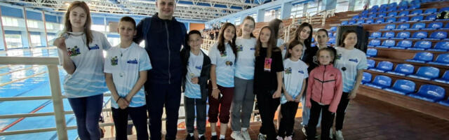 Sedam medalja Plivačkog kluba Leskovac