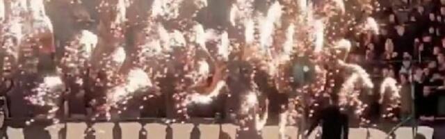GORELA JE HUMSKA: Tokom derbija protiv "đavola" - grobari priredili spektakl za pamćenje! (VIDEO)