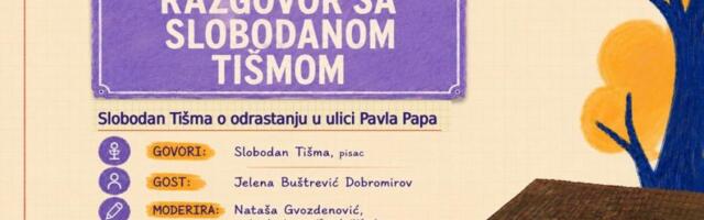 Slobodan Tišma gost tribine o Ulici Pavla Papa