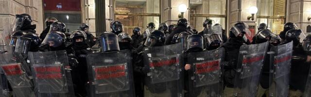 Institut Kareja: Postupanja policije prilikom upada u Rektorat ukazuju na demonstraciju sile