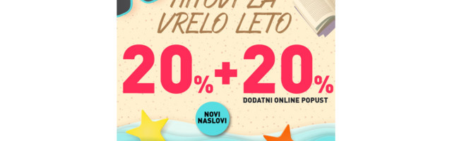 Vulkanova letnja akcija: Više od 130 naslova na sniženju 20% + 20%
