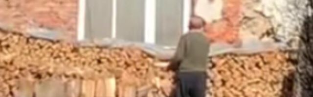 Snimak iz BiH koji je oduševio region, ovako baka i deka unose drva u kuću! (VIDEO)