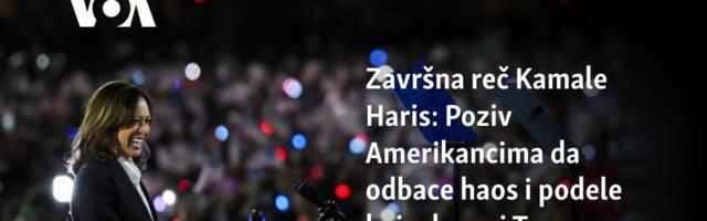 Završna reč Kamale Haris: Poziv Amerikancima da odbace haos i podele koje donosi Tramp