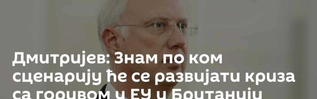 Дмитријев: Знам по ком сценарију ће се развијати криза са горивом у ЕУ и Британији