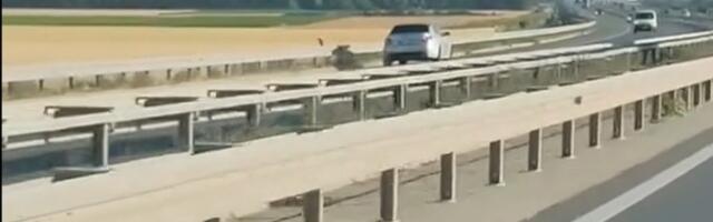 Vozio u suprotnom smeru na auto-putu kod Obrenovca (VIDEO)