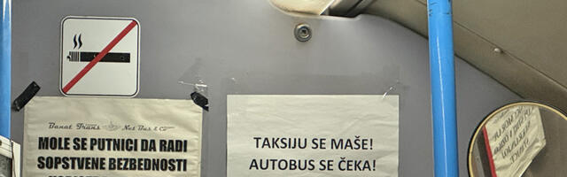 Pogledajte mapu, ima veze s vozačima autobusa: Cela Srbija označena crnom bojom, samo Zrenjanin crvenom
