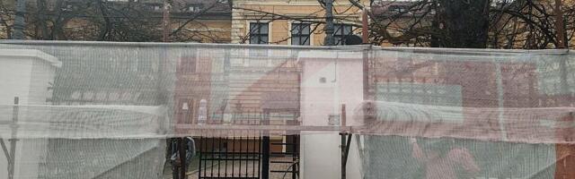 FOTO: Počela rekonstrukcija ograde Jovine gimnazije