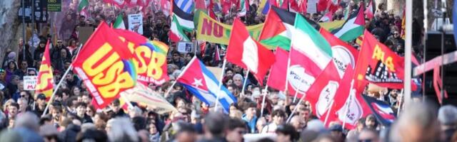 Antiratni protesti u Italiji i Španiji, a u Italiji i zbog reforme pravosuđa