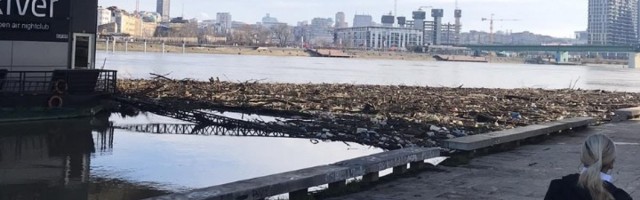 Vesiću, šta je ovo? Đubre ispod Brankovog mosta (VIDEO)