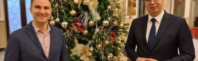VAŠ POVRATAK JE JEDNA OD NAJLEPŠIH VESTI ZA SRBIJU! Vučić se sastao sa violinistom Stefanom Milenkovićem! /Foto/