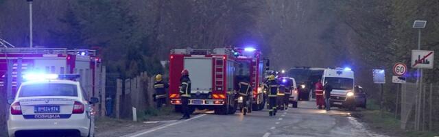 Izgorela kamionska prikolica kod Orlovače (VIDEO)