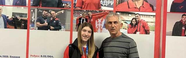 Atletičarka Banata Nađa Ruvarac bronzana na prvenstvu Srbije za starije pionirke