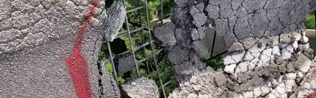 OPREZ – Krater na mostu na putuNovi Pazar – Ribariće (Video)