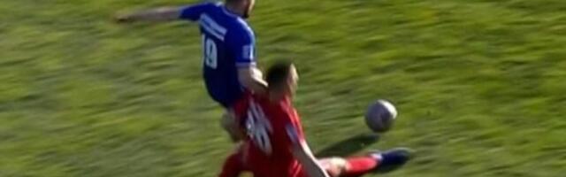 Jeziva scena u Surdulici, Mitoševiću polomljena noga (VIDEO)