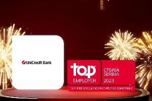UniCredit проглашен за најбољег послодавца за 2023. годину