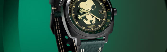 Limitirana serija zlatno - zelenog Snoopy časovnika