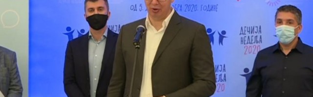 VUČIĆ URUČIO DECI PLAKETE U TRI KATEGORIJE I JEDNU SPECIJALNU NAGRADU! Predsednik Srbije na svečanom zatvaranju "Dečje nedelje 2020"
