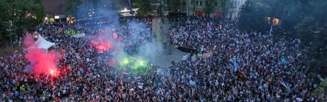 "Više ne stojimo samo u blokadama": Protest studenata ispred Vlade 1. maja