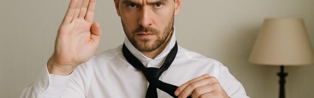 Ludi Rus pokazuje kako da vežete kravatu kao NINDŽA