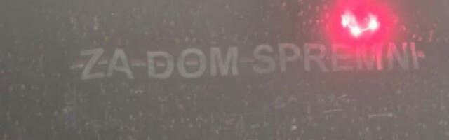 Усташке поруке на утакмици Динама