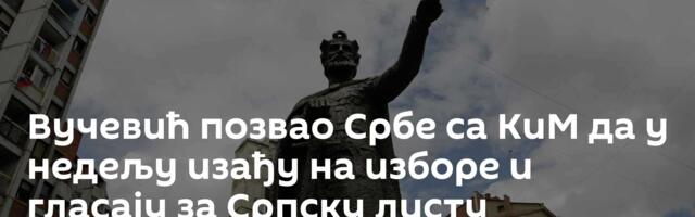 Вучевић позвао Србе са КиМ да у недељу изађу на изборе и гласају за Српску листу