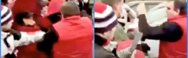 Tuča tokom blokade kod Gazele (VIDEO)