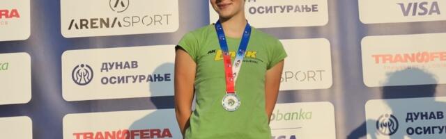 Kragujevčanka Nina Mijailović vicešampionka Srbije u troskoku