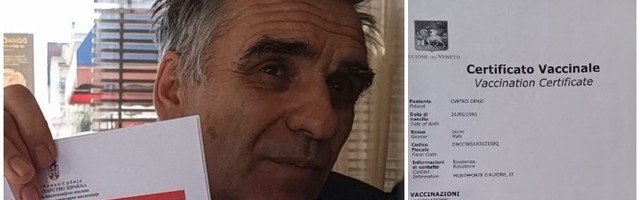 "Srpske vlasti mi ne priznaju Fajzer vakcinu iz Italije?!"