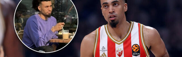 (PAPARACO) Sportinjo "upecao" Zvezdinog košarkaša: Uz kaficu i vitamin D se sprema da sruši Bajern (VIDEO)