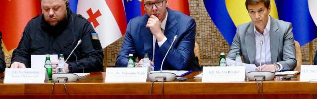 Kako je ruski medij izvestio o konferenciji predsednika parlamenta Ukrajine i Vučića?