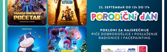 Porodični dan u Cineplexx bioskopima