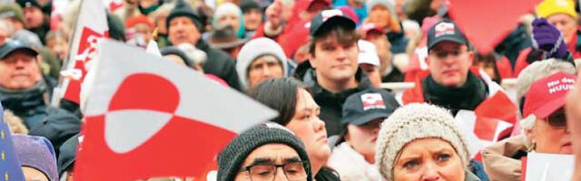 Протести широм Данске у знак подршке Гренланду